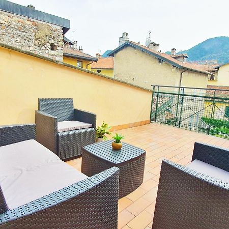 King Como Lake Center 9 Posti Letto- Grande Terrazza - 2 Bagni Privati מראה חיצוני תמונה